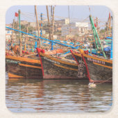 Fischereiflotte Rechteckiger Pappuntersetzer (Vorderseite)