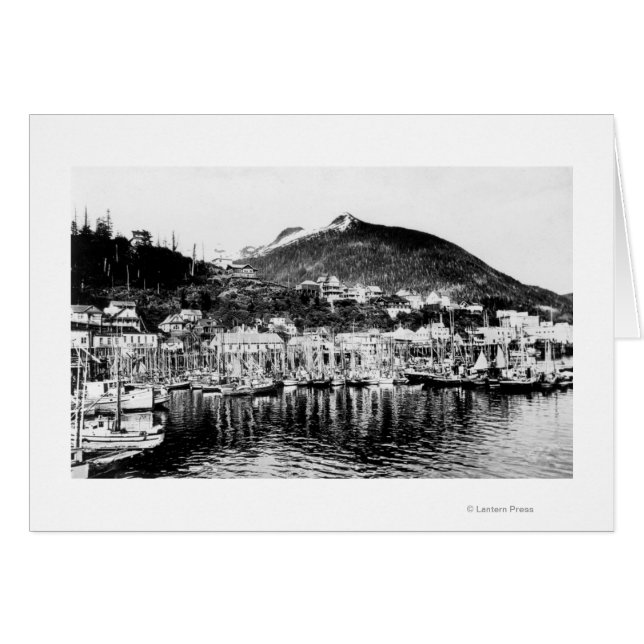 Fischereiflotte und Hirschberg in Ketchikan (Vorderseite (Horizontal))