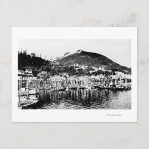 Fischereiflotte und Hirschberg in Ketchikan Postkarte
