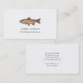 Fischereiführer - Visitenkarte (Vorne/Hinten)