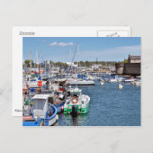 Fischereihafen Concarneau in Frankreich Postkarte (Vorne/Hinten)