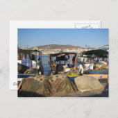 Fischereihafen Kusadasi Postkarte (Vorne/Hinten)