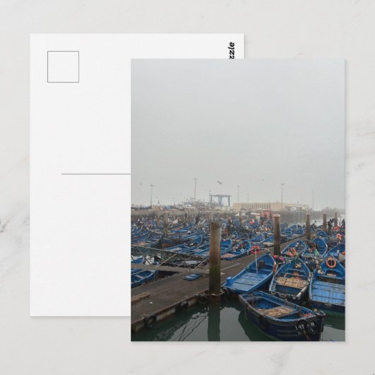 Fischereihafen Postkarte (Vorne/Hinten)