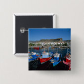 Fischereihafen, Puerto de Mogan, Gran Canaria, Button (Vorne & Hinten)