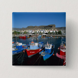 Fischereihafen, Puerto de Mogan, Gran Canaria, Button
