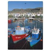 Fischereihafen, Puerto de Mogan, Gran Canaria, Klemmbrett (Rückseite)