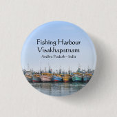 Fischereihafen Vizag Button (Vorderseite)
