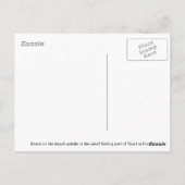 Fischereihafen Yport in Frankreich Postkarte (Rückseite)