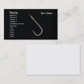 Fischereihaken Visitenkarte (Vorne/Hinten)