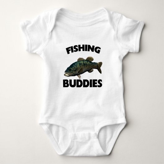 FISCHEREIHAUSHALTE BABY STRAMPLER (Vorderseite)
