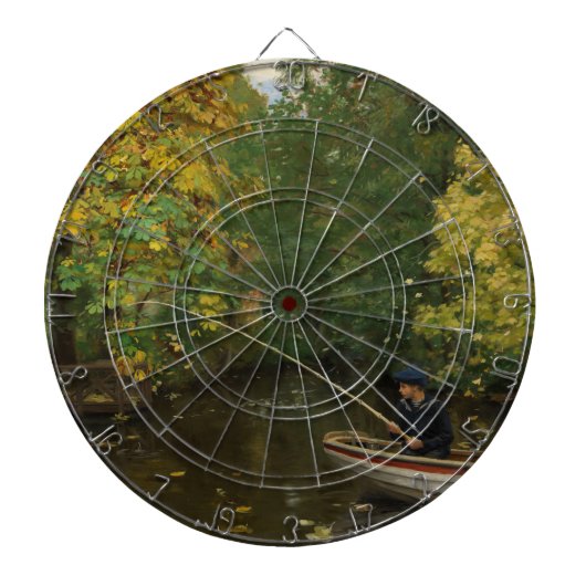 Fischereijunge (von Hans Andersen Brendekilde) Dartscheibe (vorne)