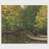 Fischereijunge (von Hans Andersen Brendekilde) Geschenkpapier (Flach)