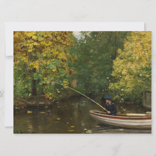 Fischereijunge (von Hans Andersen Brendekilde) Karte (Vorderseite)