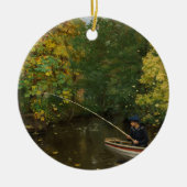 Fischereijunge (von Hans Andersen Brendekilde) Keramik Ornament (Vorne)