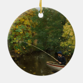 Fischereijunge (von Hans Andersen Brendekilde) Keramik Ornament