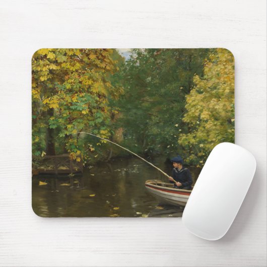 Fischereijunge (von Hans Andersen Brendekilde) Mousepad (Mit Mouse)
