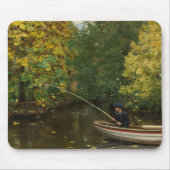 Fischereijunge (von Hans Andersen Brendekilde) Mousepad (Vorne)