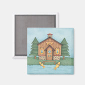 Fischereikabine Magnet (Vorderseite/Rückseite)