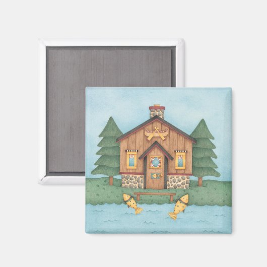 Fischereikabine Magnet (Vorderseite/Rückseite)