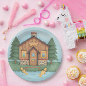 Fischereikabine Pappteller (Party)