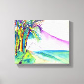 Fischereikarte Leinwanddruck (Vorderseite)