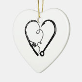 FISCHEREIKREUZUNG KERAMIK ORNAMENT (Links)