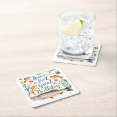 Fischereiliebhaber Geburtstagsthema Rechteckiger Pappuntersetzer (Vor Ort)