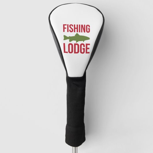 Fischereilodge Golf Headcover (Vorderseite)