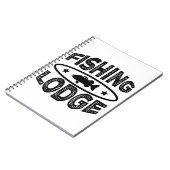 Fischereilodge Notizblock (Linke Seite)
