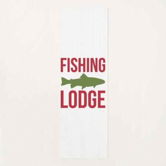 Fischereilodge Yogamatte (Vorderseite)