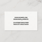 Fischereilogo | Hintergrund wild lebender Natur Visitenkarte (Rückseite)