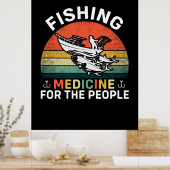 Fischereimedizin für die Menschen Poster (Küche)