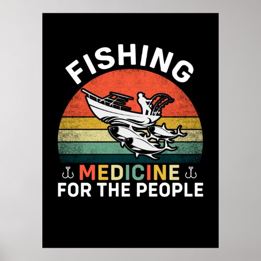 Fischereimedizin für die Menschen Poster (Vorne)