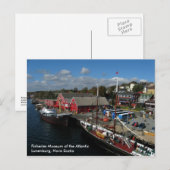 Fischereimuseum des Atlantiks, Luftbild Postkarte (Vorne/Hinten)
