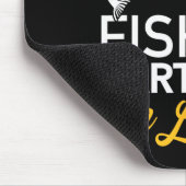Fischereipartner für Husbyne und Ehefrau Mousepad (Ecke)