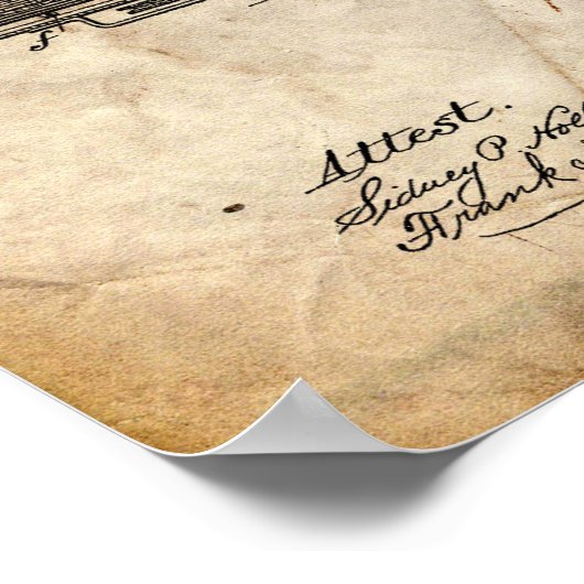 Fischereipatent Poster (Ecke)