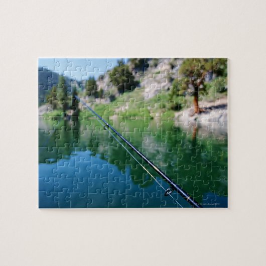 Fischereipfosten und -see puzzle (Horizontal)