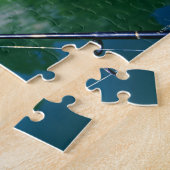 Fischereipfosten und -see puzzle (Seite)