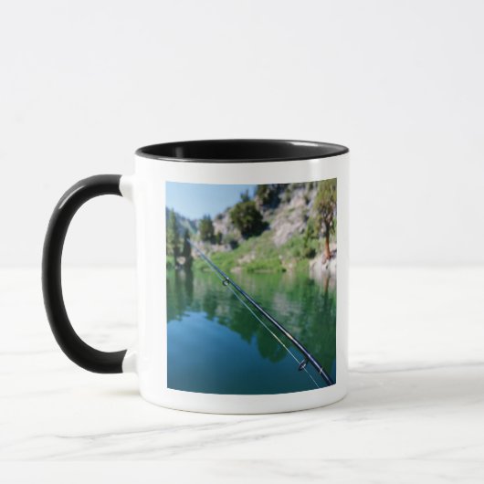 Fischereipfosten und -see tasse (Links)