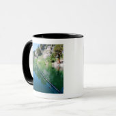 Fischereipfosten und -see tasse (Vorderseite Links)
