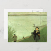 Fischereipostkarte Postkarte (Vorne/Hinten)