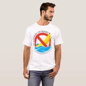 Fischereiregel Nr. Bananen an Bord T-Shirt (Vorne ganz)