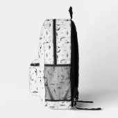 Fischereirod und Angelfisch Theme Fisherman Monogr Bedruckter Rucksack (Rechts)