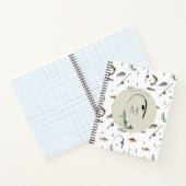 Fischereirod und Angelfisch Theme Fisherman Monogr Notizblock (Innenseite)