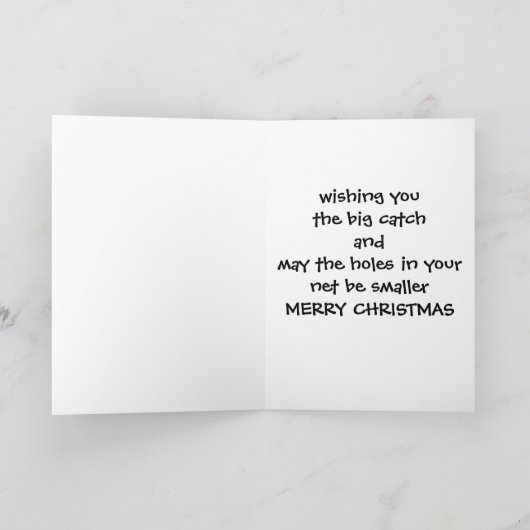 "FISCHEREISANTA" FEIERTAGSKARTE (Innenseite)