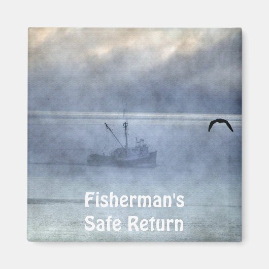 Fischereischleppnetzfischer und Seagull-Fischer Magnet (Vorne)