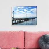 Fischereisteg Redondo Leinwanddruck (Insitu (Wohnzimmer))