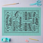 Fischereivorschriften Seidenpapier (Basteln)