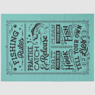 Fischereivorschriften Seidenpapier