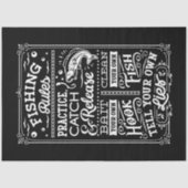 Fischereivorschriften Seidenpapier (Vorderseite)